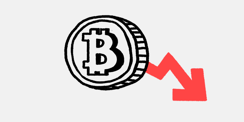 Bitcoin резко подешевел.